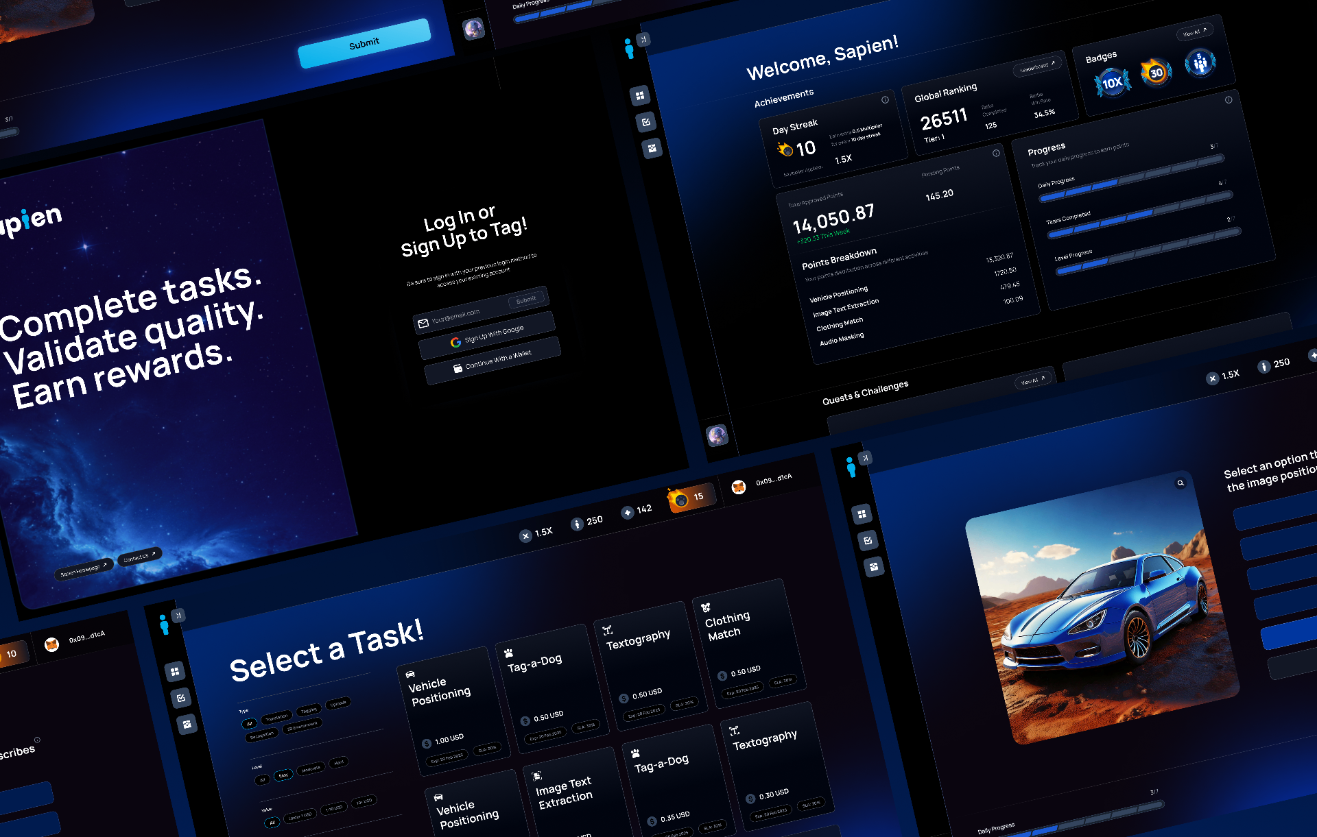 Sapien — App UX/UI project cover